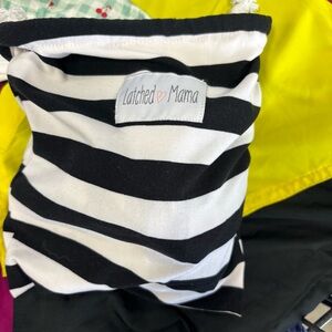 Latched Mama nursing cover up with Bold Stripes